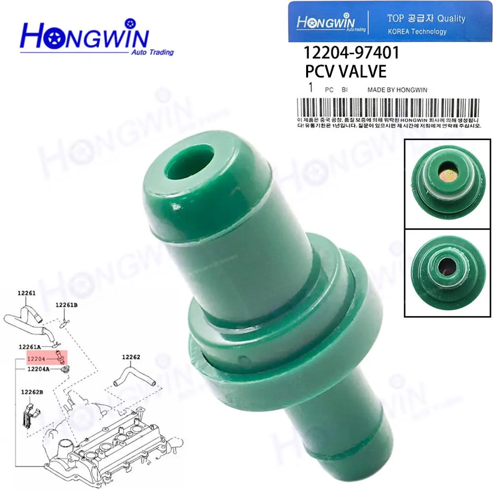 1 Stück 12204-97401 12204-23010 12204-23011 PCV-Ventil für Toyota Echo Platz Vitz Caldina Avanza Cami Camry Carina Chaser Duet – Detail 3