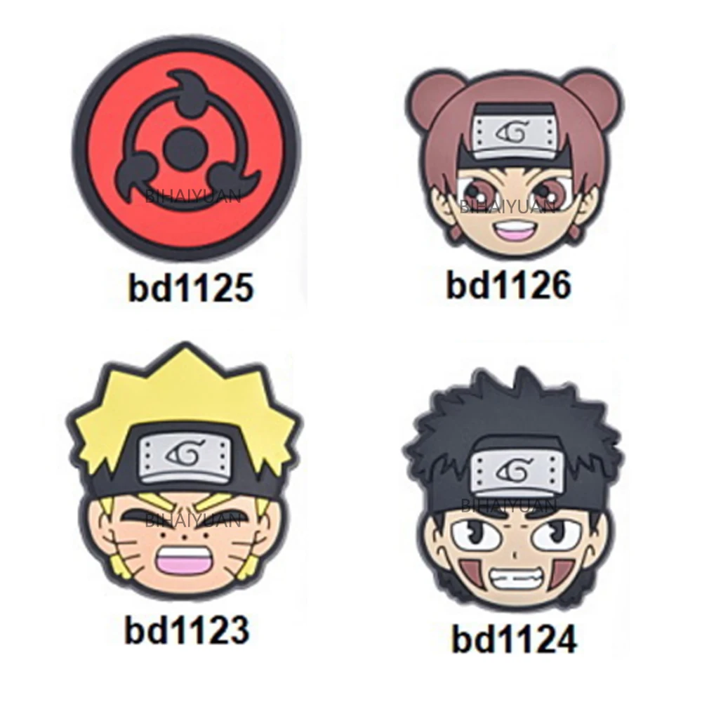 5pcs Naruto focal Bead For Baby Teething Pacifier Chain keychain badge reel making material