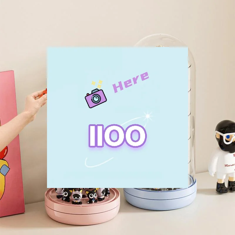 

【IIOO】Transparent Rotating Box Display Box - Multi-Layer Large Capacity Storage With Cover, Desktop Shelf For Hand Models