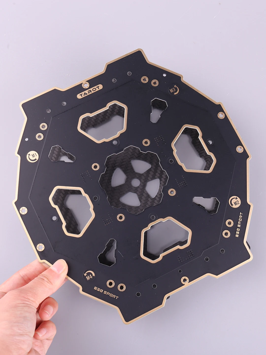 Tarot TL65S05 placa central/650 Sport especial Placa de cubierta superior e inferior para protección de plantas modelo de aviación de fibra de carbono