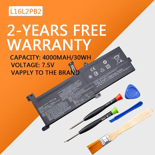 Imagen 1 del producto Batería de portátil L16L2PB2 para Lenovo IdeaPad 520-15IKB L16S2PB1 L16L2PB3 L16C2PB1 L17L2PF1 L17M2PB7 L16M2PB2 L16L2PB2 L16M2PB1
