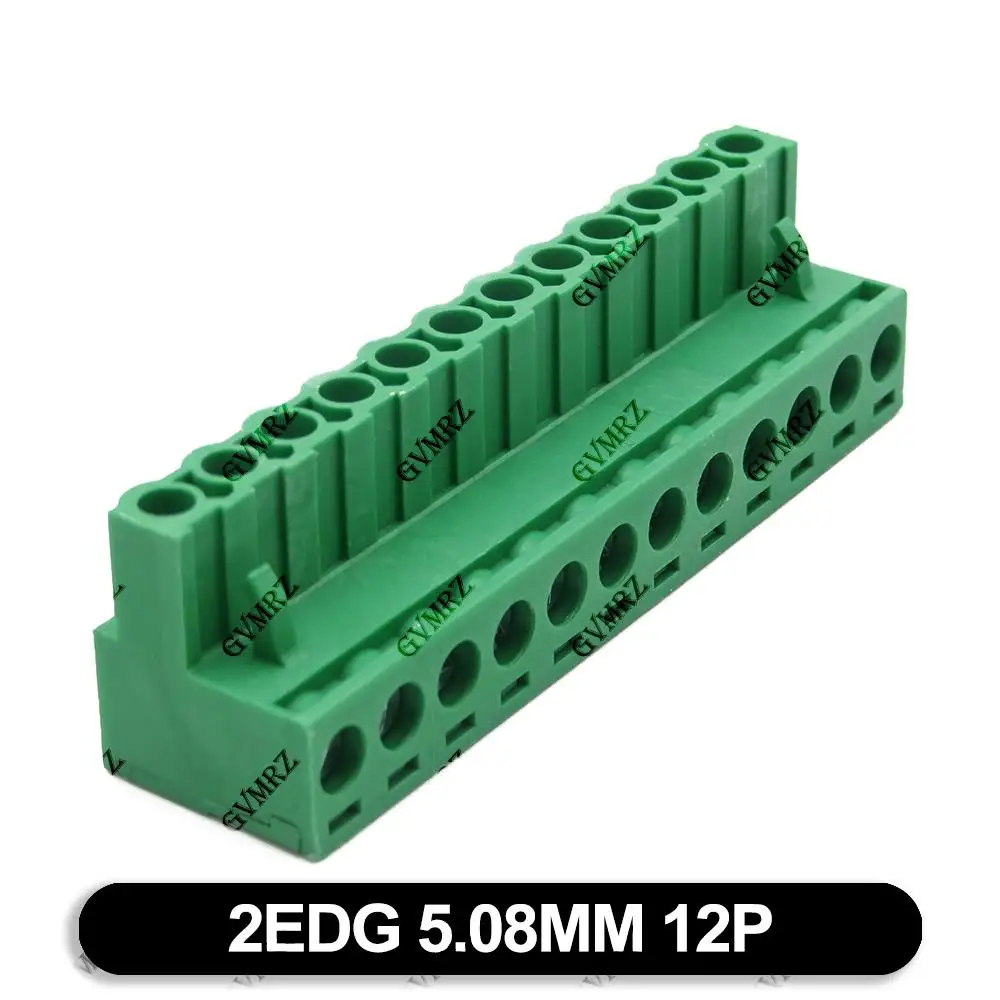 5PCS 9P 10P 12P 6P 7P  2P-12P KF2EDG 2EDGK 5.08mm Terminal Block Female 5.08 PLUG-IN PCB Connector 2EDG PCB 8P 2P 3P 4P 5P