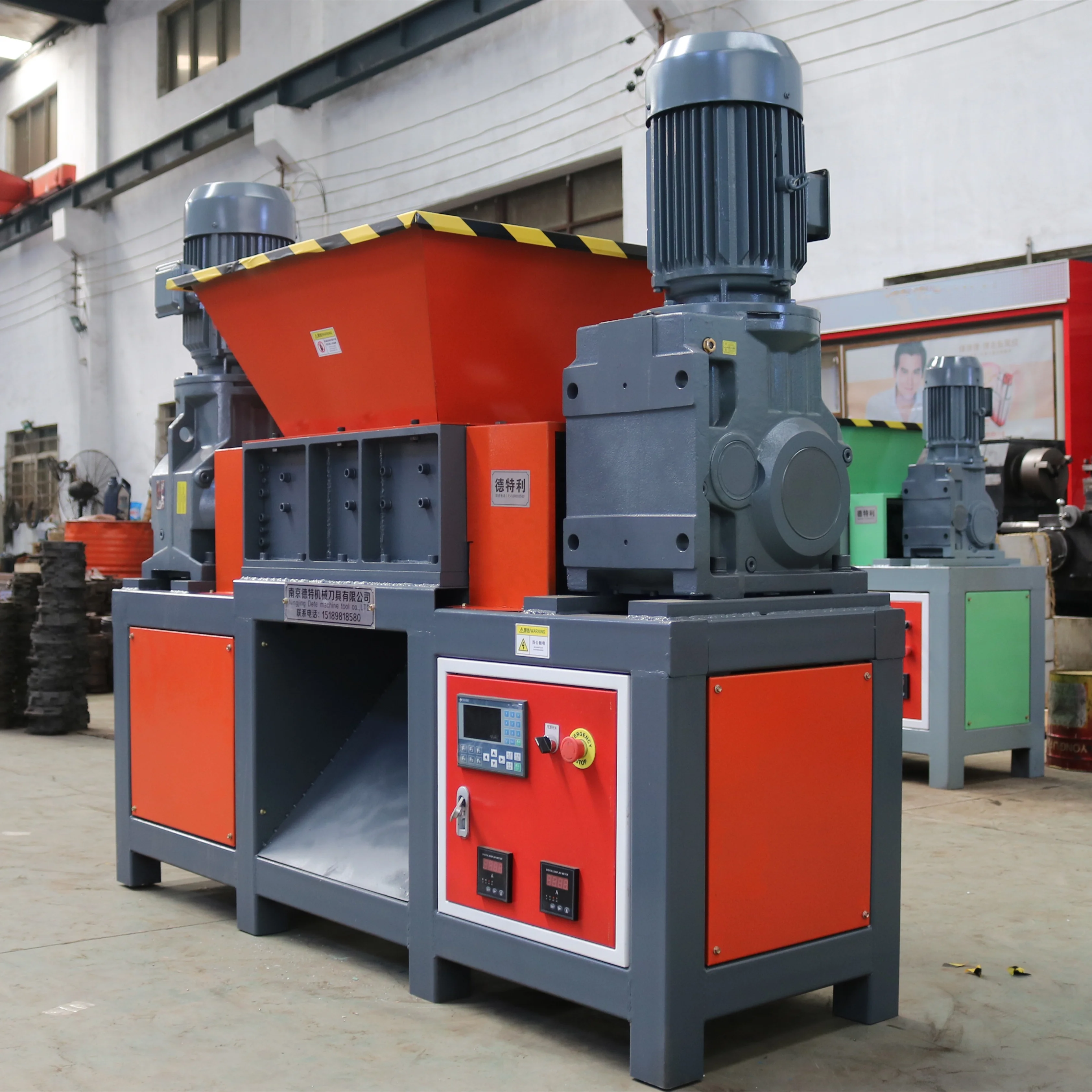 Dete Portable Mobile Tire Shredder Machine