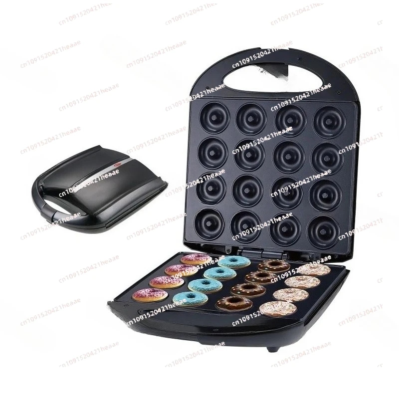 Suitable for , breakfast cake maker, double-sided heating  16 holes  110V kitchen appliances donut maker