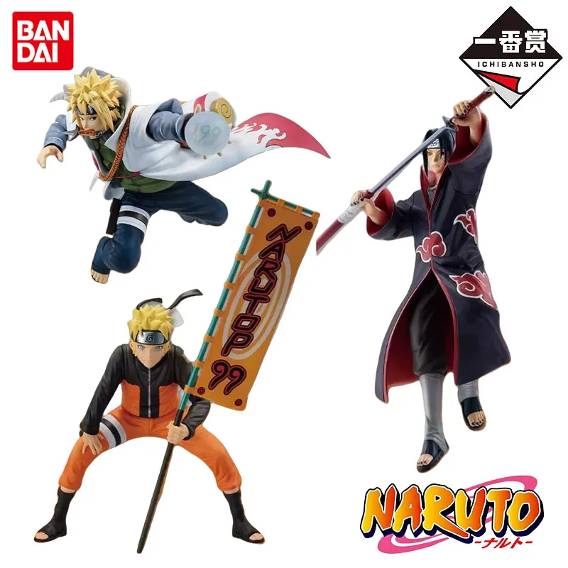 

Фигурка Bandai Ichiban NARUTO99 из аниме «Namikaze Minato Uchiha Itachi», игрушки для детей, рождественский подарок, Коллекционная модель