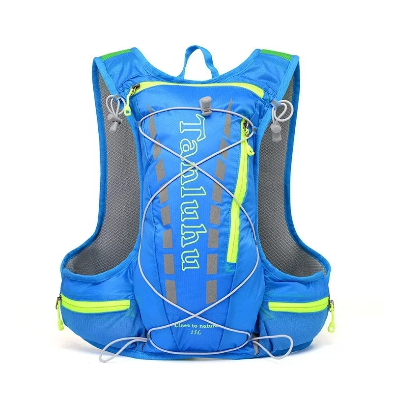 2024 Outdoor Equipment Ultra Reflective Hiking Trail Race Running Vest Hydration Backpack for Cycling Marathon