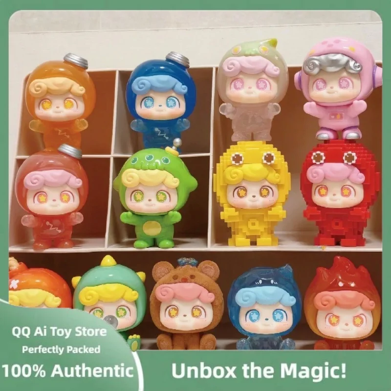

Original 100% Q.Kid Super Q.Team Series Blind Box Anime Action Figure Surprise Mystery Box Home Decor Desktop Doll Gift