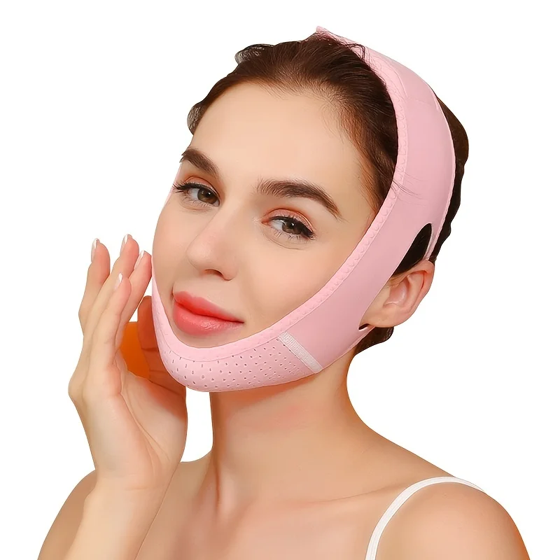 V Shape Face Lifting Band Face Band, Soft Chin Strap V Face Bandage Tightening Facial Skin, Sleeping Strap Beauty Body Care Tool