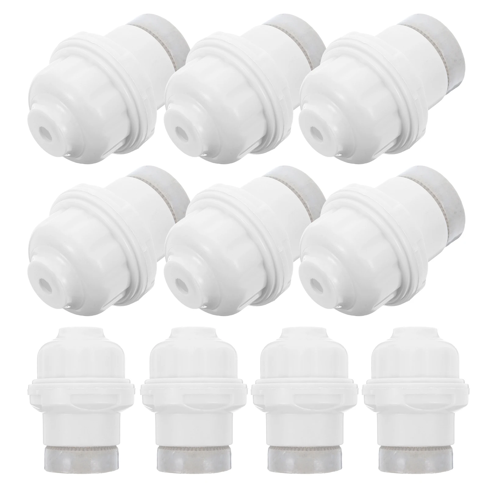 

10pcs Heat Light Bulb Base Ceramic Holder Adjustable Light Socket Bulb Lamp Replacement Socket Base Accessories LED Lamp