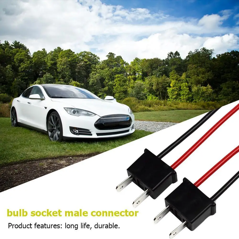 

2pcs H7 Socket Wiring Harness Female Long Life Plug and Play Wirefor Connector Pig Tail for Car Fog Headlight 12.5cm