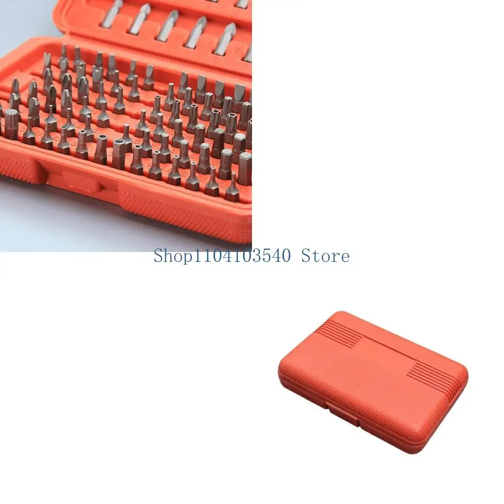 

02DC 100 шт. Отвертка, дрель, гаечный ключ Torx, набор шестигранных бит для отвертки 1/4