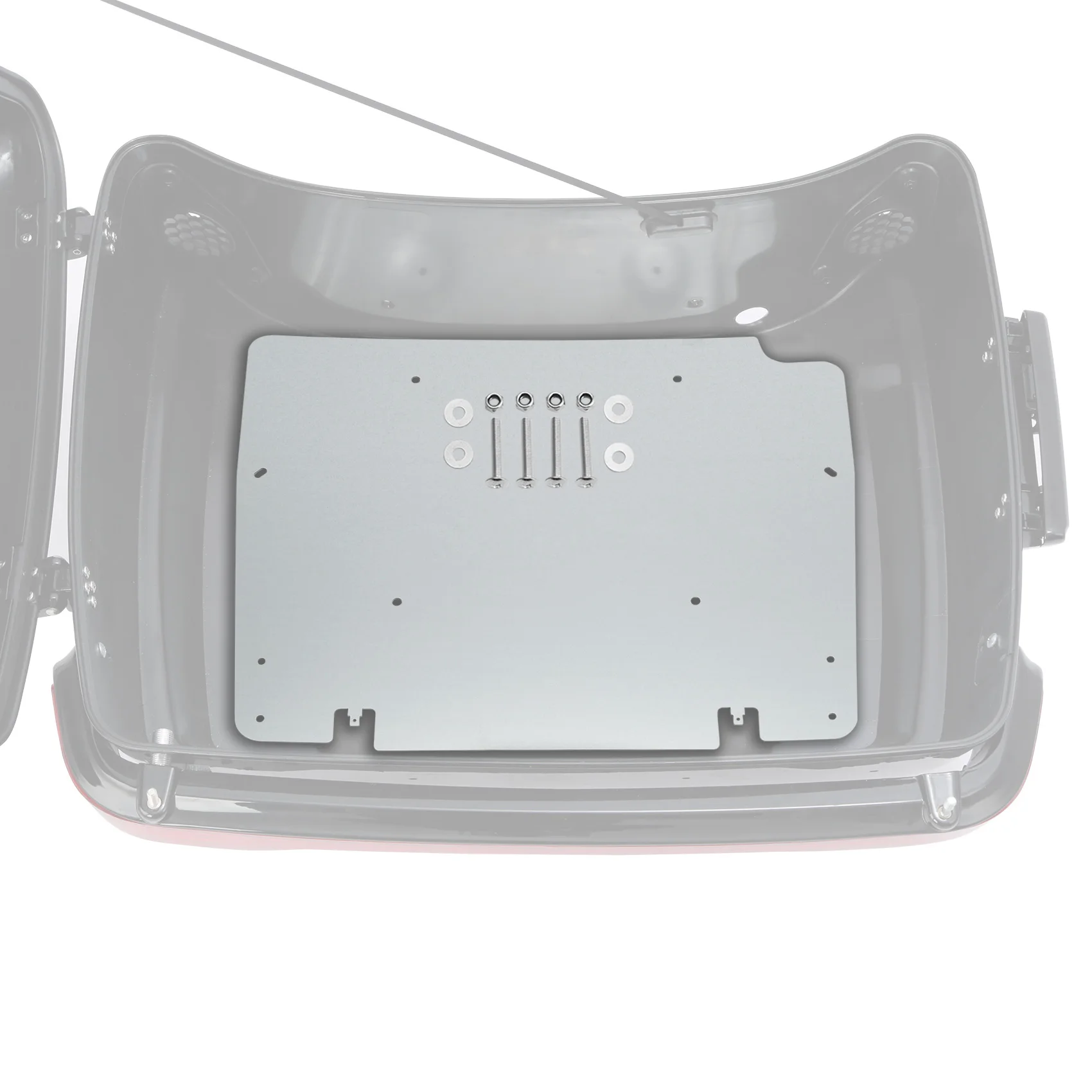 

Motorcycle Accessories Trunk Metal Base Plate Kits For Harley Touring Road Glide Road King Street Glide 2014-2024 2017 2020