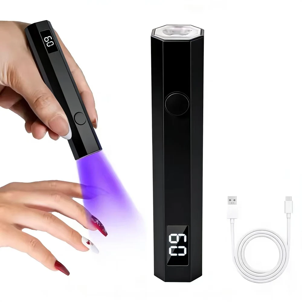 Portable Nail Dryer Machine USB Mini Nail Dryer Lamp UV LED Nail Light for Curing All Nail Gel Nail Lamp Home Salon
