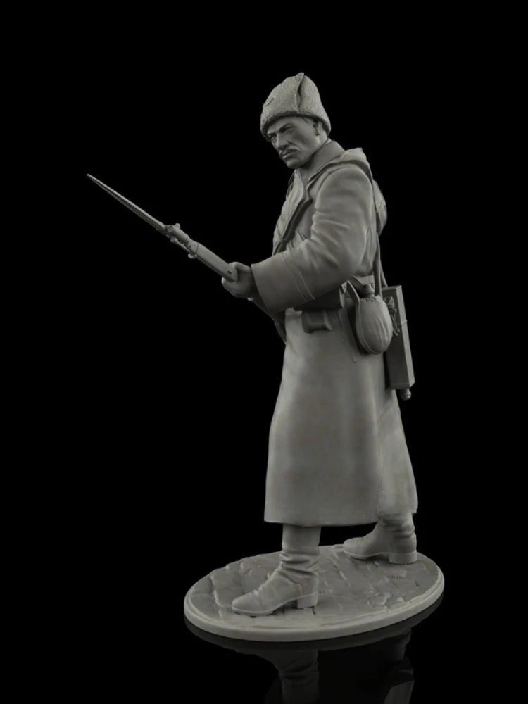 75MM Resin figure unpainted model Kit, Russian infantry, unassembled and unpainted GK,1141R