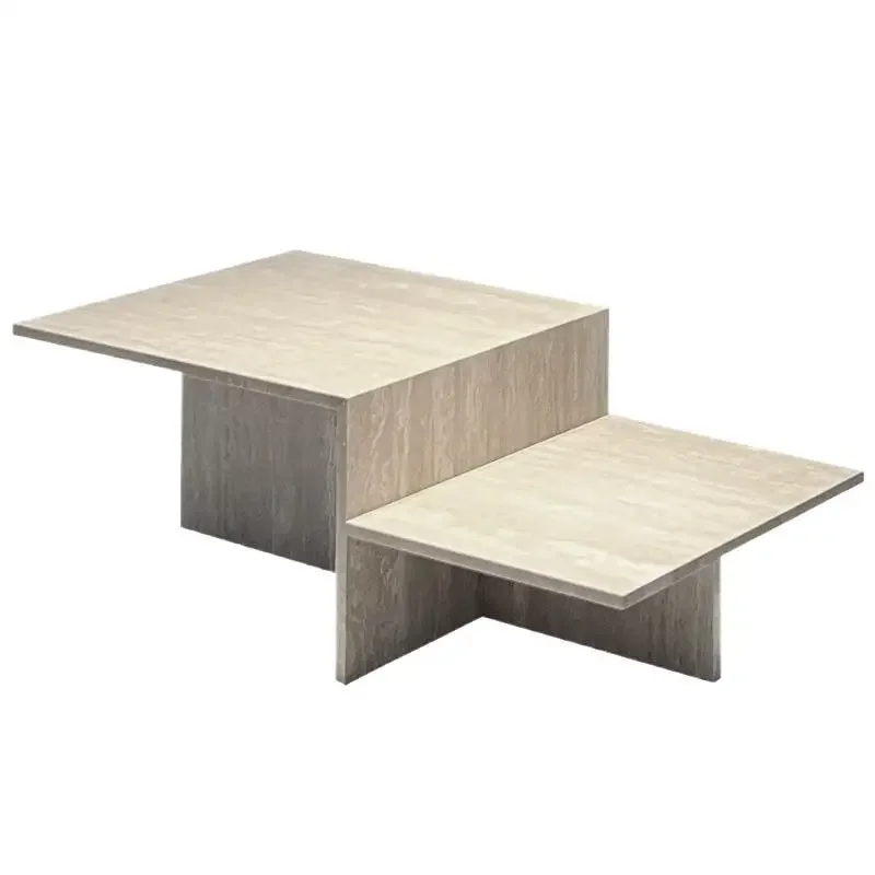 طاولة القهوة على الإنترنت غرفة المعيشة الرخامية المشاهير بسيطة وحديثة ومبتكرة #1