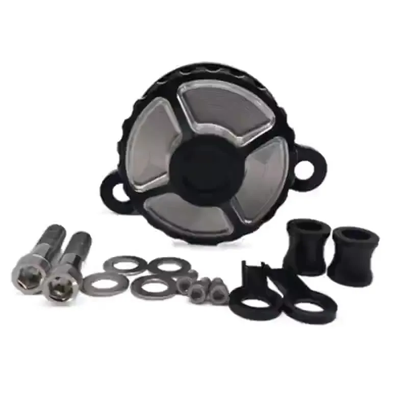 

Air Filter Compatible with Harley XL883/1200 X48, CNC Aluminum Alloy Cross Gear Air Filter, Aftermarket Part
