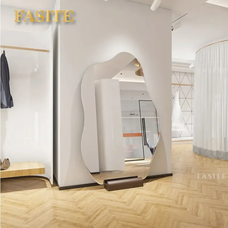 For Full Body Dressing Floor Mirror Ins Style Economical 3D Full Length Mirror Slimming High Beauty Standing Mirror for
