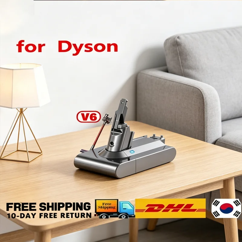 

Vacuum Cleaner rechargeable Battery for Dyson V6 V7 V8 V10 V11Series SV07 SV09 SV10 SV12 DC62 Absolute Fluffy Animal Pro Bateria