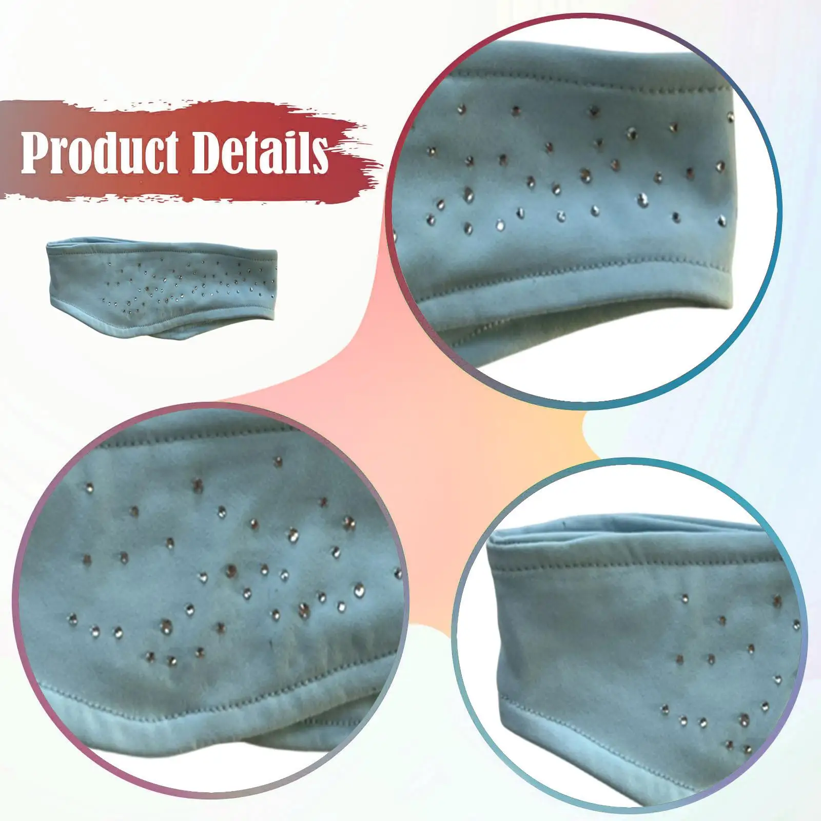 

Защитная термо-повязка на голову для катания на коньках, впитывающая пот, спортивная повязка для волос для зимних тренировок на открытом воздухе