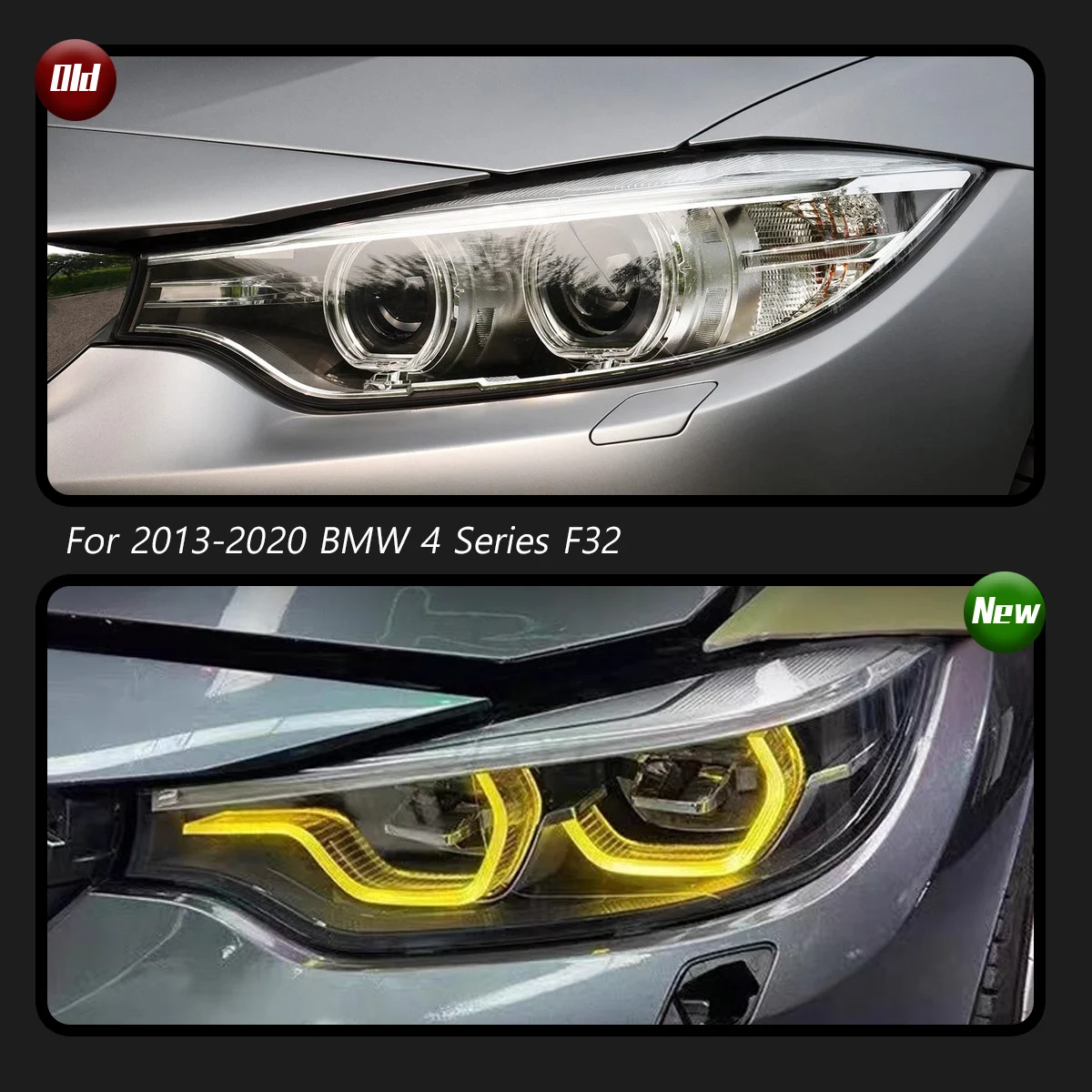 

TYPY New LED Car Headlights For BMW4 Series F32 Headlight 2013-2020 Signals Auto Accessories Daytime Running Lights
