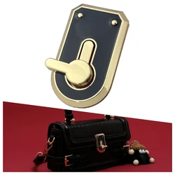 Zinc Alloy Hardware Decoration Bag Turn Locks Cute Combination Lock Stylish simple twist lock oval purse close twist Accessories