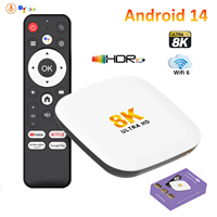 Android TV Box H96 Max TV Box 8K Ultra HD Video Google Voice Assistant Media Player Set Top Box 100M LAN Wifi6 BT5.4