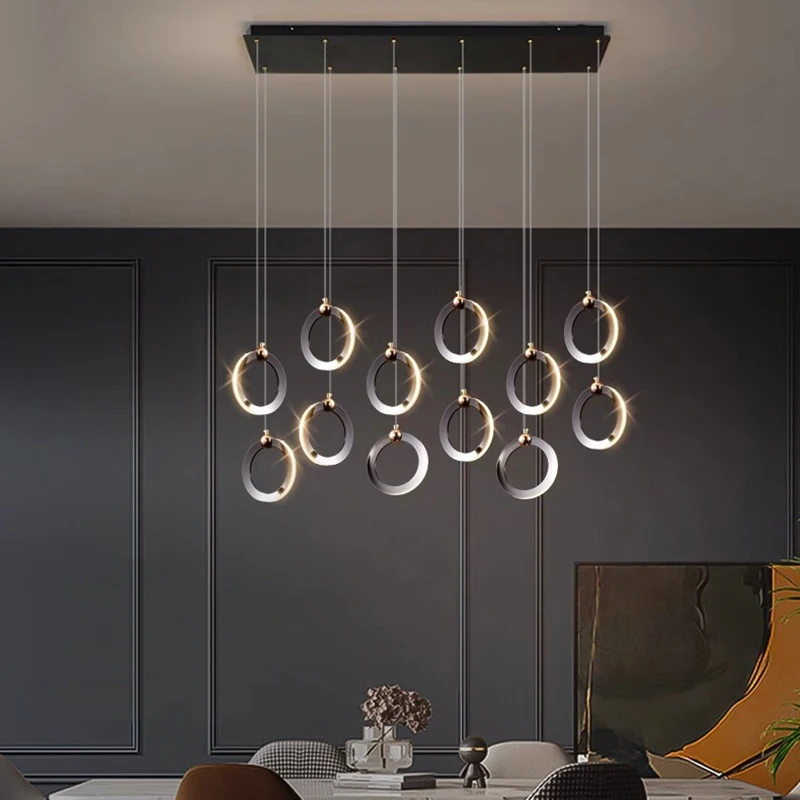 Nordic home decoration  crystal chandelier  restaurant chandelier chandelier ceiling lamp villa chandelier indoor lighting lamps