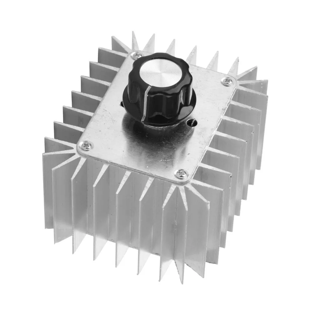 التيار المتناوب 220 فولت 5000 واط SCR الجهد المنظم تنظيم السرعة يعتم باهتة ترموستات قابل للتعديل وحدة تحكم الطاقة