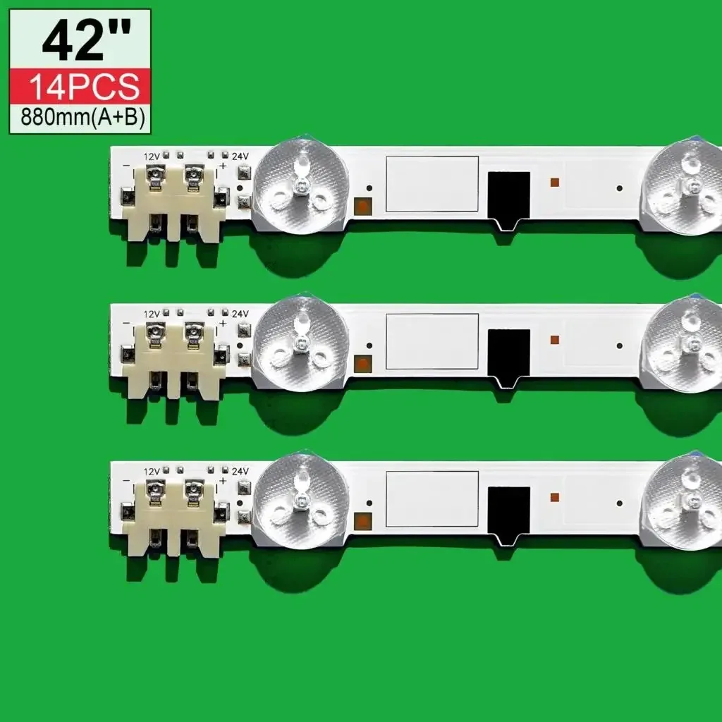 Striscia di Retroilluminazione A LED 42 pollici 14 LED Per UE42F5000 UE42F5000AK UE42F5300 UE42F5500 UE42F5700 UE42F5030 BN96-25306A BN96-25307A