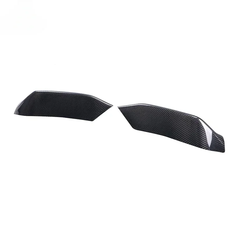 'M Type Carbon Fiber Front Bumper Upper Flaps Trims For BMW F80 M3 F82 F83 M4
