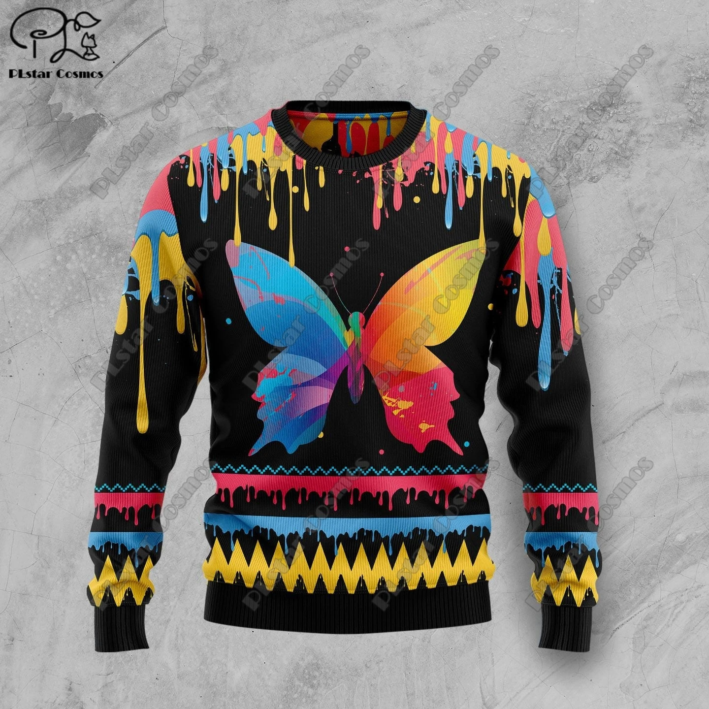Nouveau 3D Imprimé Animal Personnalisé Série Mignon Motif De Noël en-ly Pull Rue Casual Hiver Sweat S-57