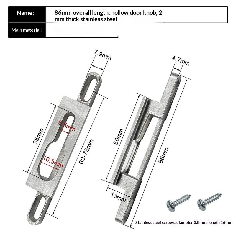 Heavy-Duty Aluminum Alloy Sliding Door Lock Buckle Convex Concave Hook Seat for Kitchen Balcony Window Sliding Door Security