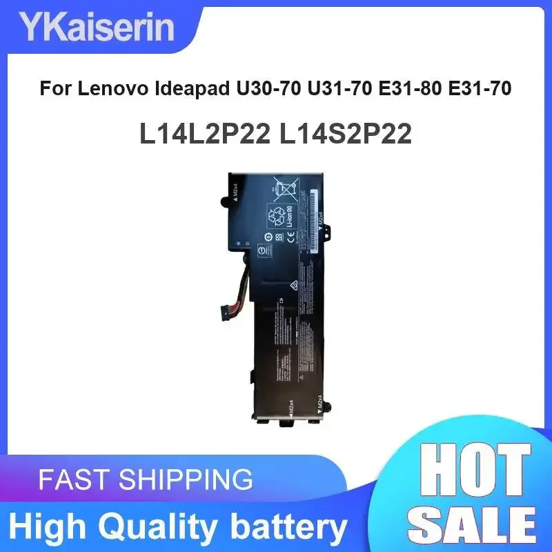 4610mAh Portable For Lenovo Ideapad U30-70 U31-70 E31-80 E31-70 L14L2P22 L14S2P22 Tablet Battery