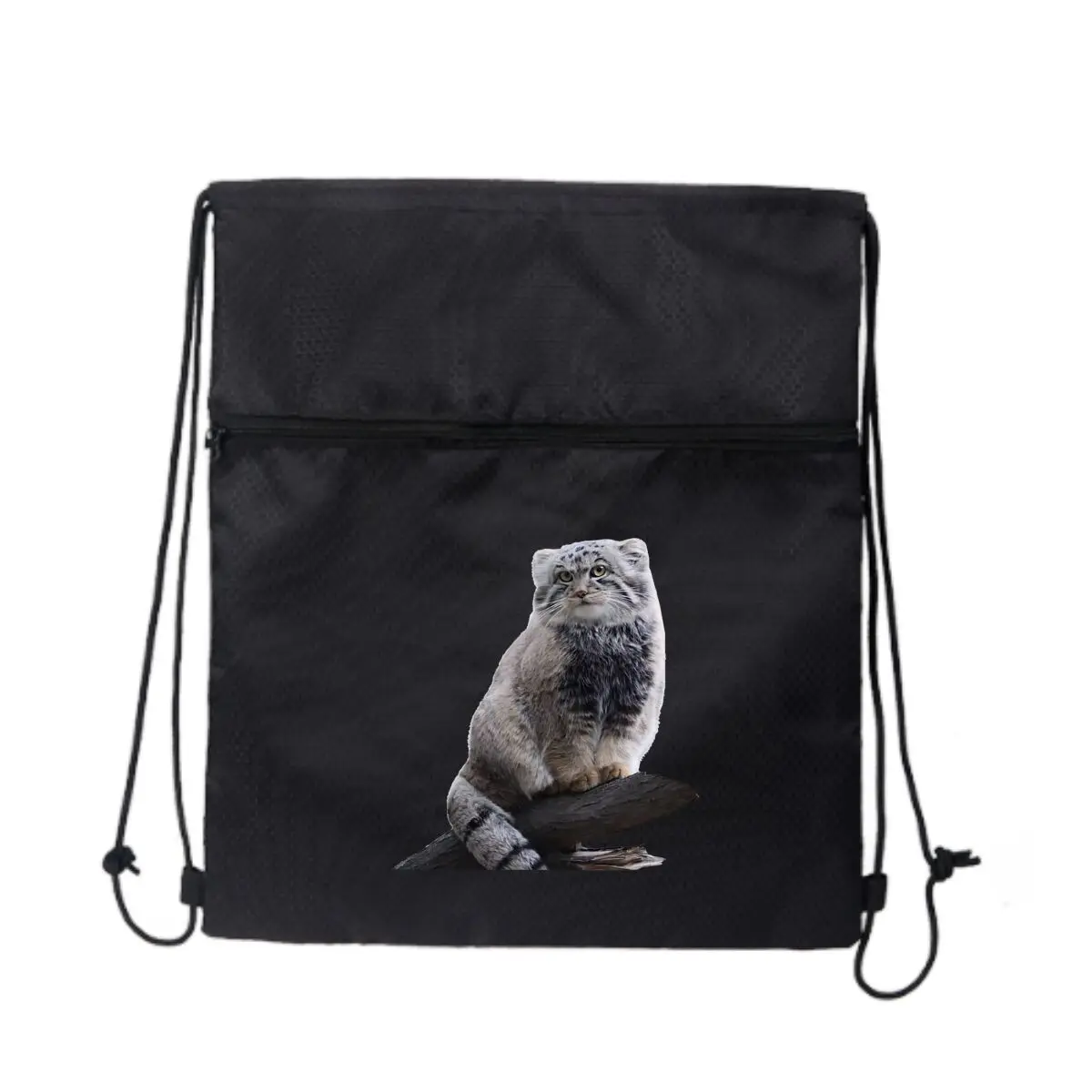 

Pallas's Cat on a Branch Спортивный рюкзак на шнурке Спортивная сумка для фитнеса и баскетбола
