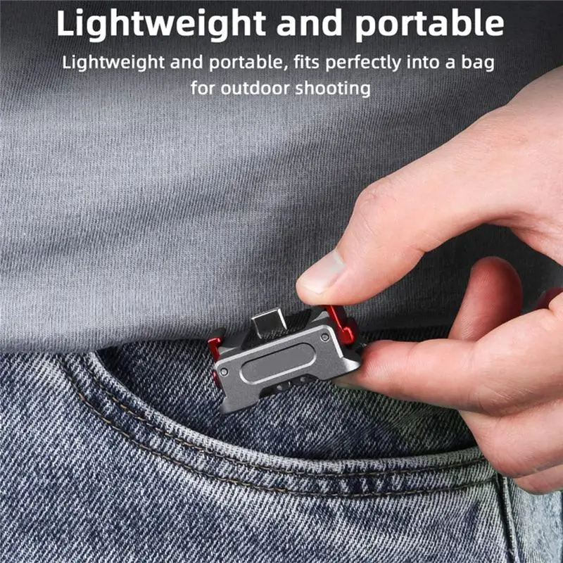 T36C Quick Release Dual Interface Magnetische Ladestation Für DJI OSMO POCKET3 - 1/4 Gewinde Adapter