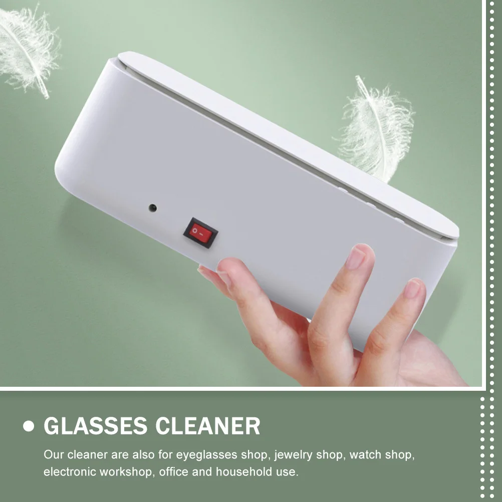 

Washer Cleaner Ultrasonic Cleaning Machine Glasses Tool Jewelry Braces White Kit