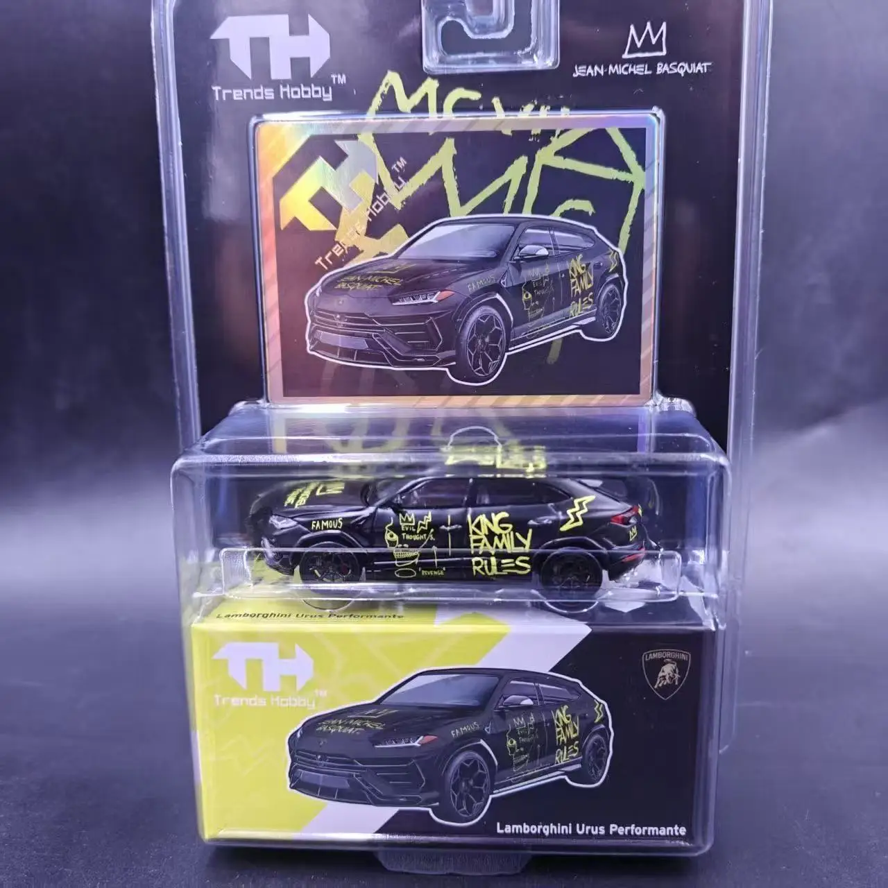 TH1/64 Lamborghini URI X Basquiat Joint Painting Small Scale Alloy Collection Car Model