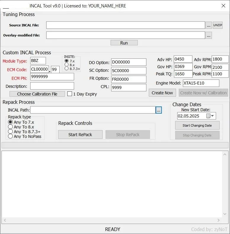 NEW INCAL Tool v9.1