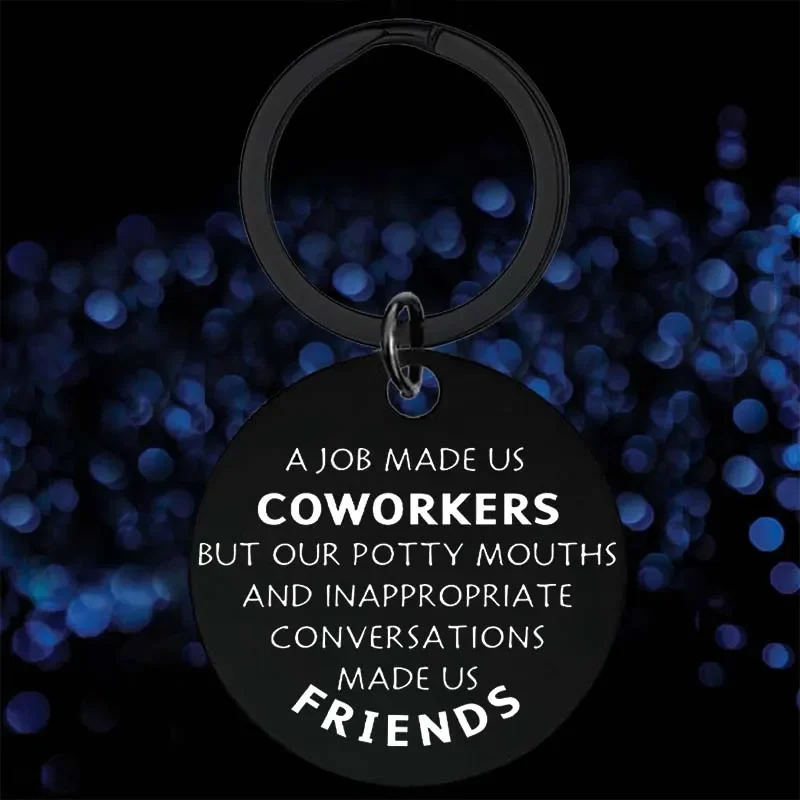 

Cute Coworkers Employee Appreciation Gifts Keychain Coworker Leaving Going Away Retirement Farewell Gift Key Chain Pendant