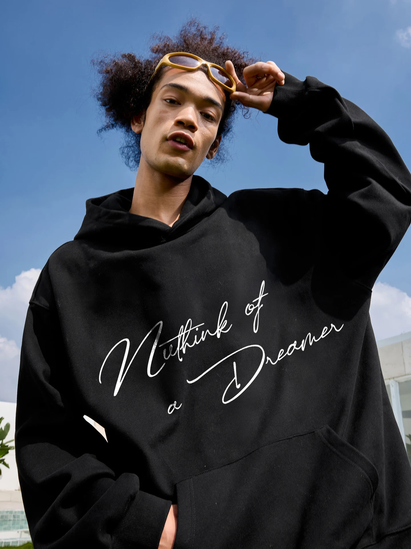 

Мужская толстовка Nuthink в американском ретро-стиле с принтом, свободная верхняя одежда, новая коллекция весна 2026, удобная хлопковая куртка