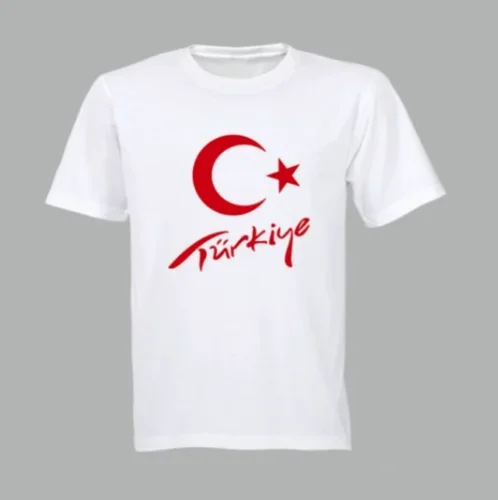 Turkish Flag Turkey Men T-Shirt Star Crescent Gift Short Sleeve Casual Oversized T Shirt