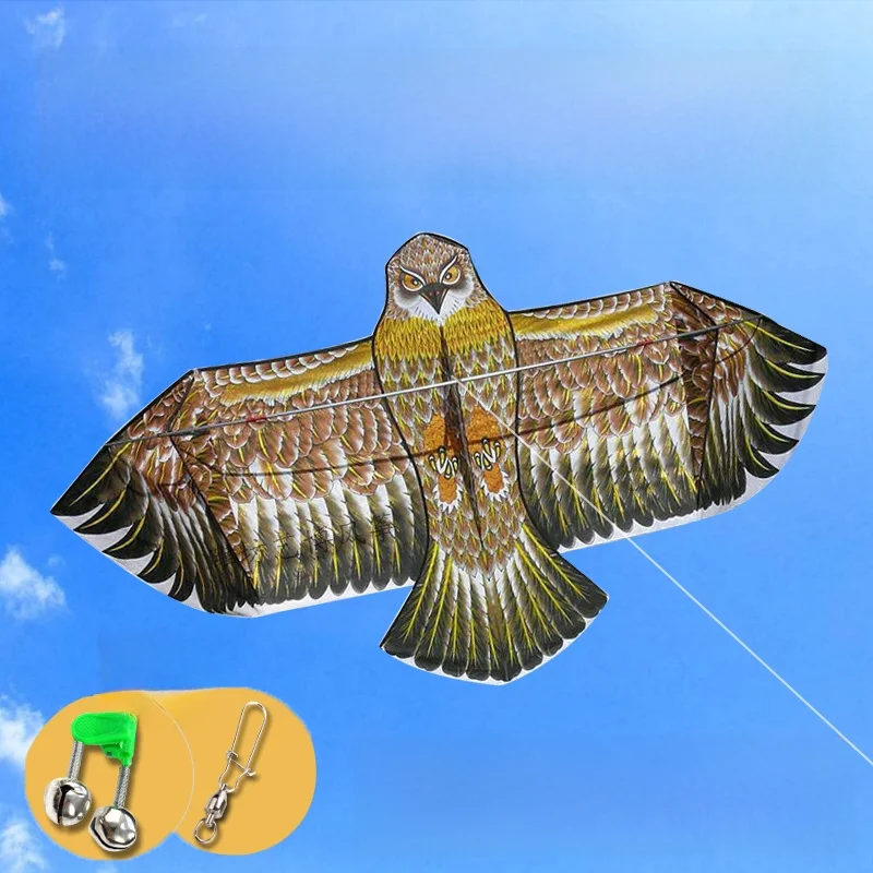 Cometa Tradicional de Weifang con Forma de Águila, Fácil de Volar, Estilo de Dibujos Animados, con Rueda de Línea, Apta para ...