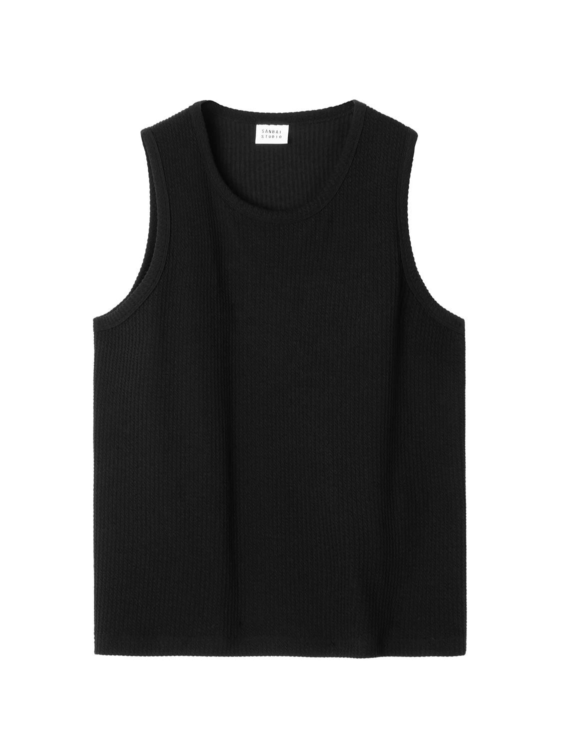 

Sai Studio Men's Summer Fitn Sport Vest Loose Fit Color Sweat Vest American Casual Sle Polyester Blend