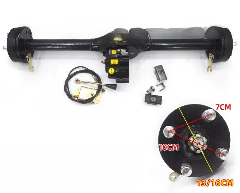 High-speed Motor, Drum Brake Gear Change High-power Full Set of Accessories，Electric Tricycle Rear Axle Assembly