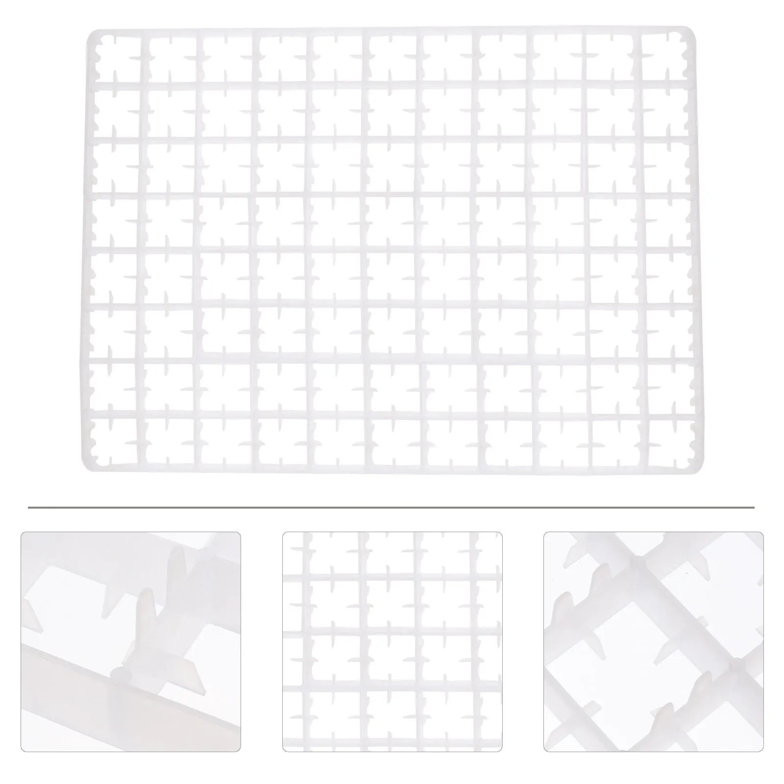 

1Pcs Egg Storage Tray Household Egg Organizer Strong Material Multi-Compartment Structure Prevents Breakage Keeps Eggs Fresh