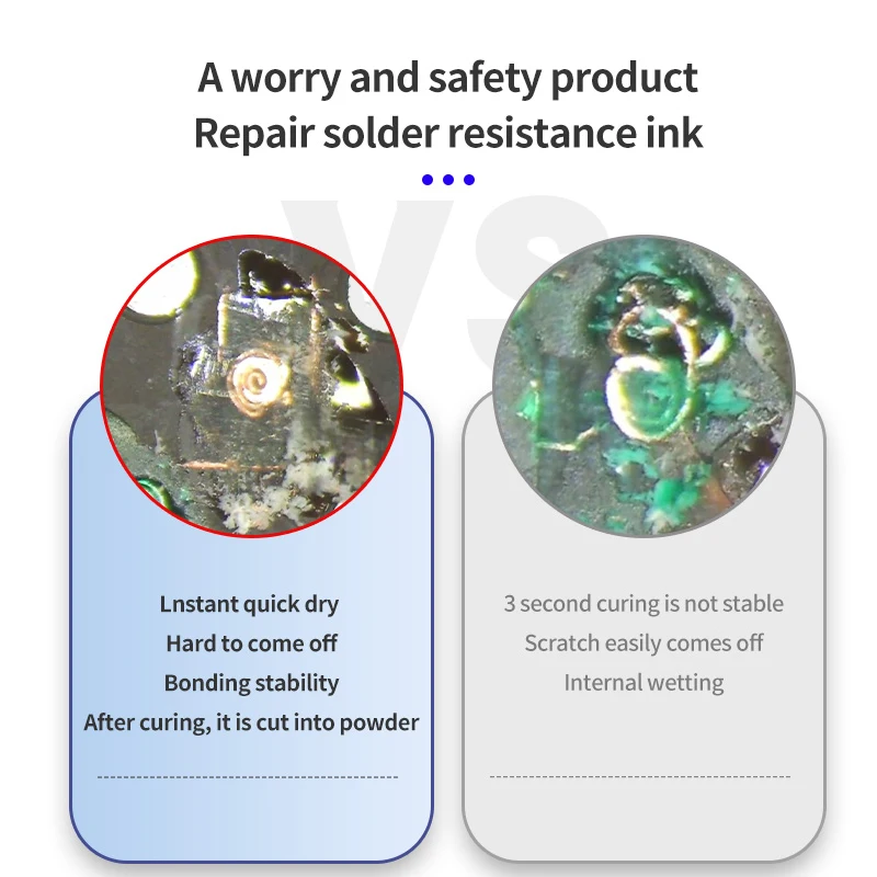 New SU3 Welding Fluxes for Mobile Phone Repairs - Insulating, Instant-drying, UV-curing Ink for Motherboards and Fly-wires