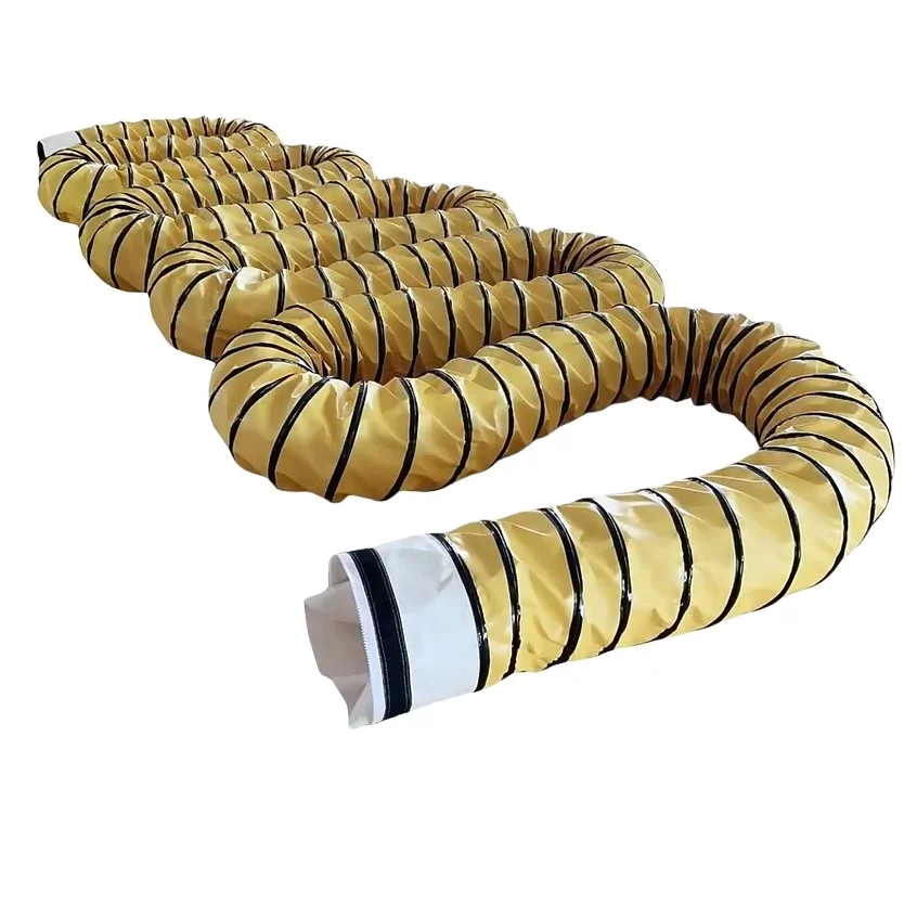 

High Quality PVC Collapsible Pre-Conditioned Air Hose Industrial Design Flexible Insulated Ducting Outdoor Aircraft Ground Use