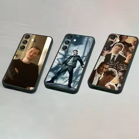 Klaus M-Mikaelson Vampire Phone Case For Samsung S25,S24,S23,S22,S21,S20,S10,Ultra,Plus,Lite,FE,Soft Silicone Black Cover