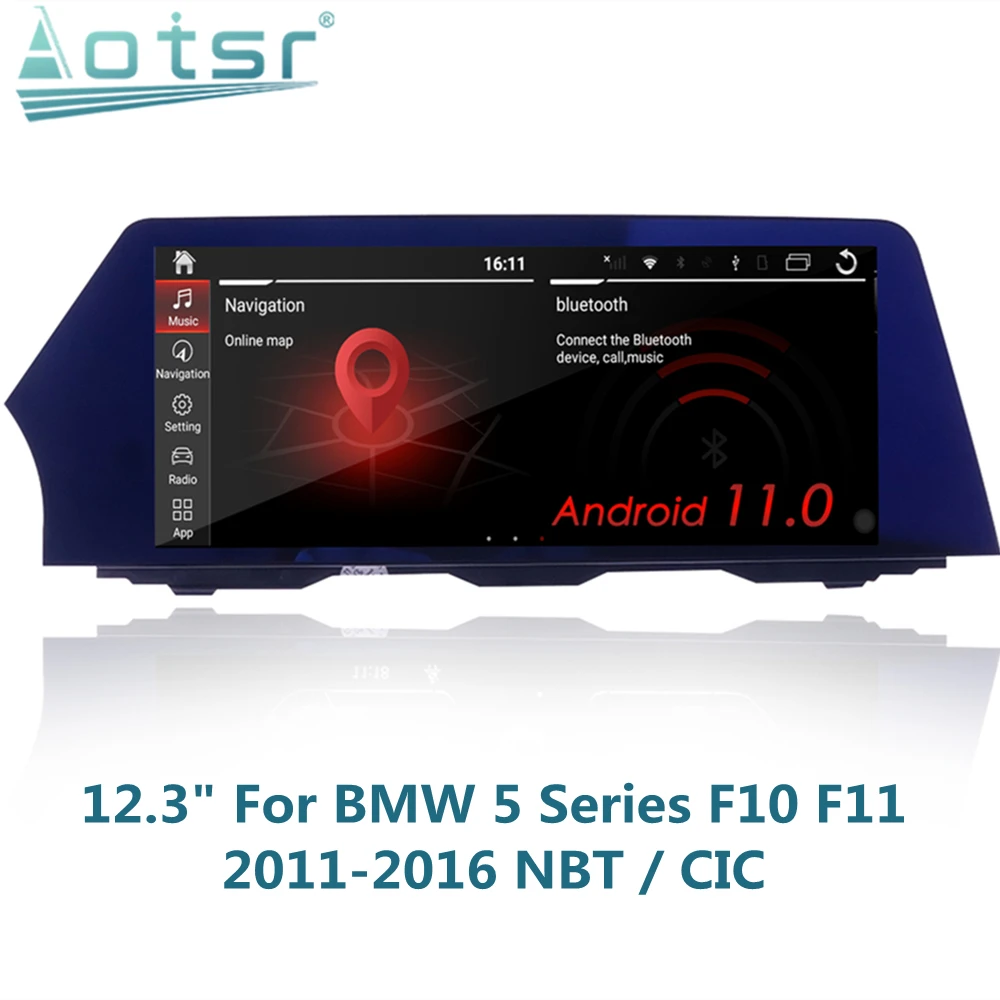 

Автомагнитола для BMW 5 серии F10 F11 2011-2016 Android, GPS-навигация, мультимедийный плеер, стереоприемник, Авторадио, головное устройство, экран