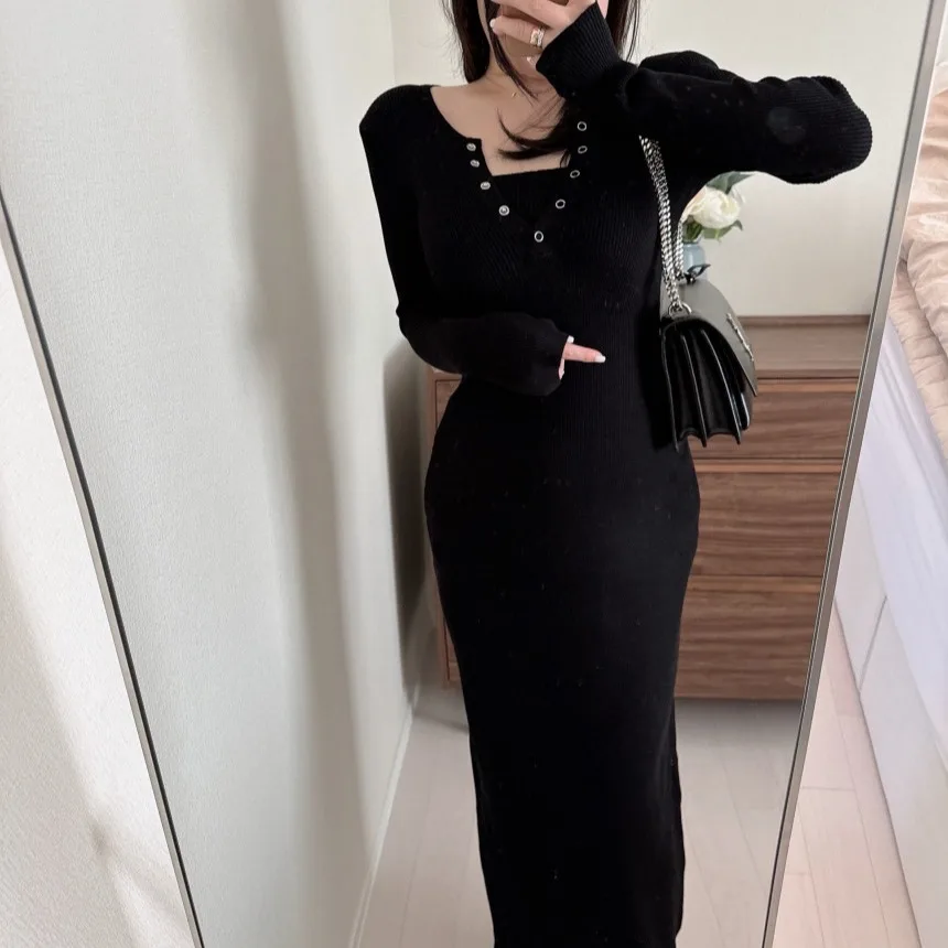 التخسيس طويل V-Ne Dr المرأة Faion العصرية مخطط طول الركبة الخريف تخفيف Sle السيدات الدكتور Ci التنقل